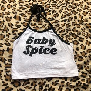 Baby spice omighty halter top
